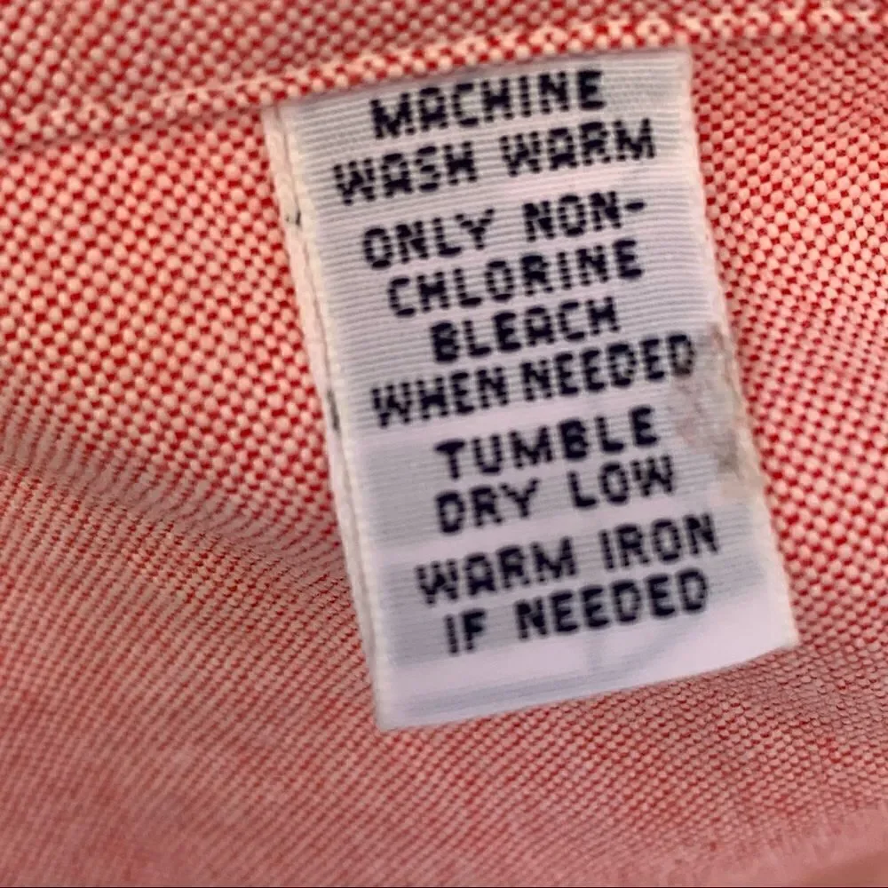 Ralph Lauren Classic fit button down dress shirt red